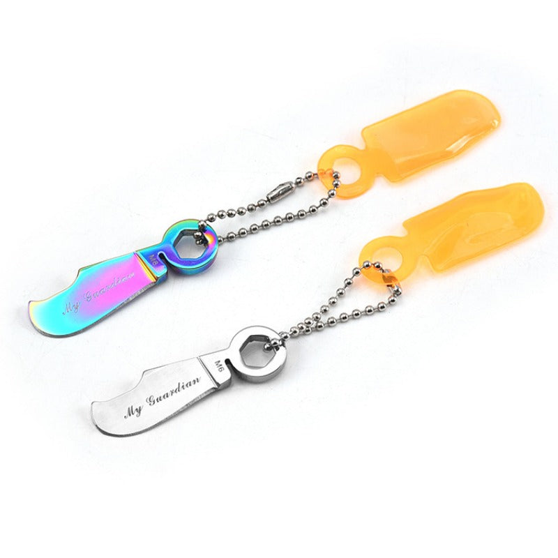 Men's Multifunctional Stainless Steel Keychain Opener