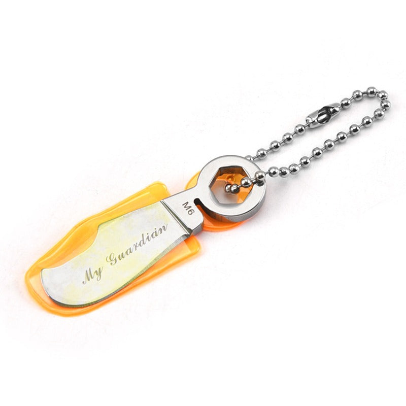 Men's Multifunctional Stainless Steel Keychain Opener