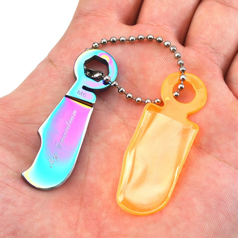 Men's Multifunctional Stainless Steel Keychain Opener