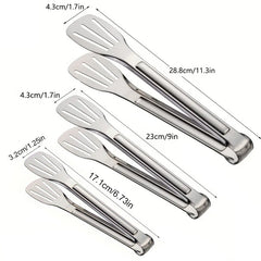 Stainless Steel Tong Skewer Food Tongs BBQ Tool Vegetable Tong