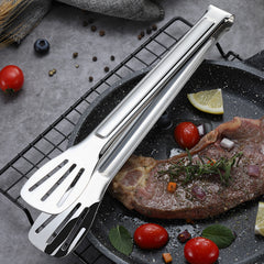 Stainless Steel Tong Skewer Food Tongs BBQ Tool Vegetable Tong