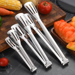 Stainless Steel Tong Skewer Food Tongs BBQ Tool Vegetable Tong