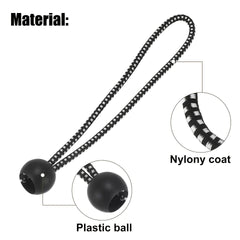 5pcs Outdoor Ball Elastic Rope Tent Luggage Lashing Strap