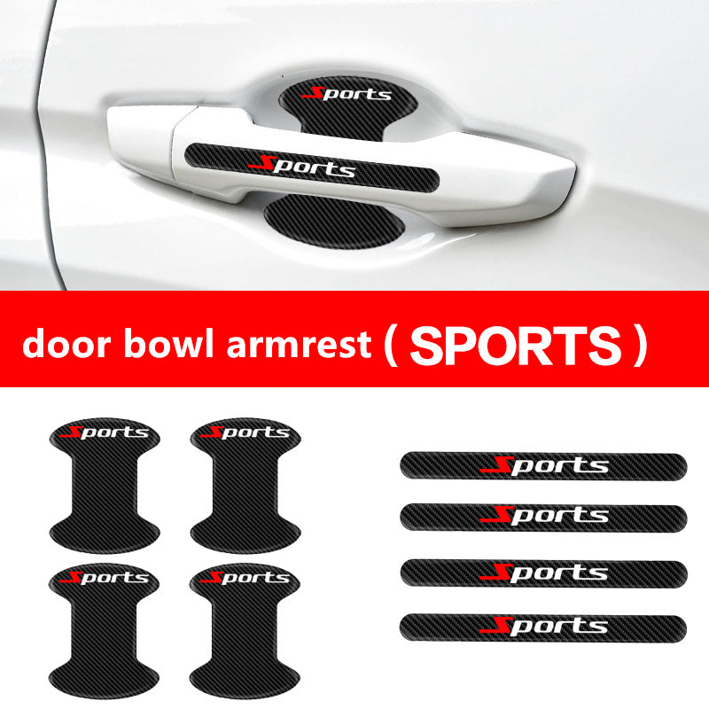 Car Door Handle Protector 8pcs Set Scratch Paint Protection Sticker