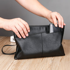 Men's Clutch Bag Envelope Handbag Large Capacity Phone Card Holder Coin Purse