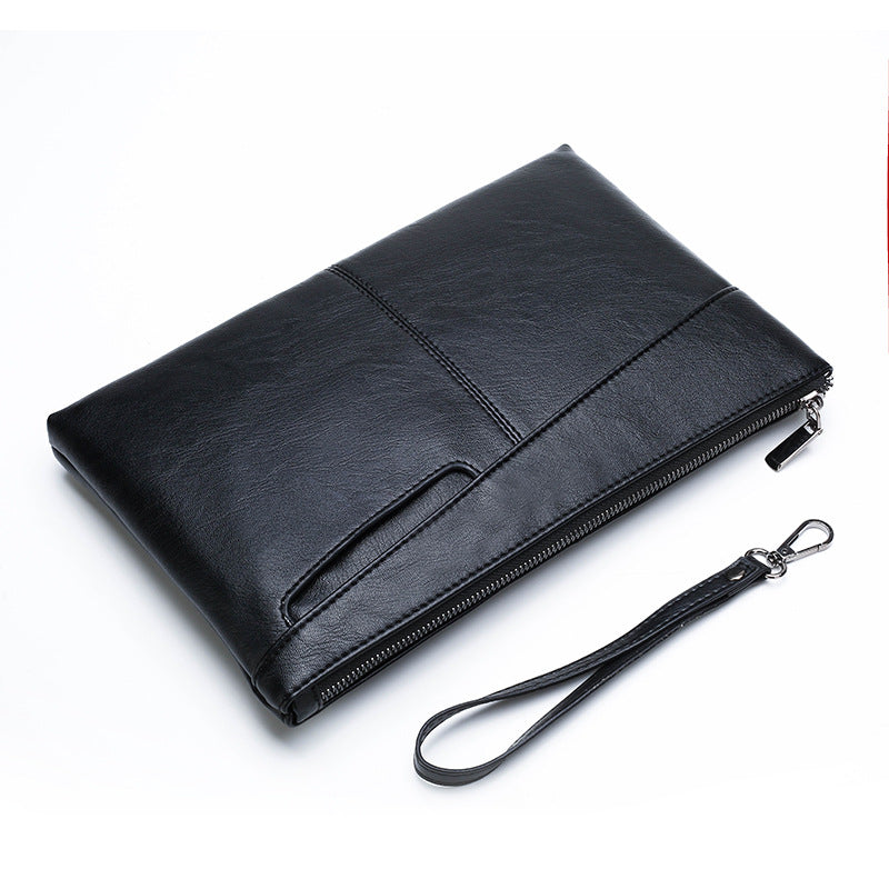 Men's Clutch Bag Envelope Handbag Large Capacity Phone Card Holder Coin Purse