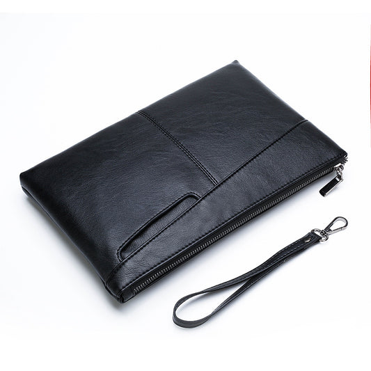 Men's Clutch Bag Envelope Handbag Large Capacity Phone Card Holder Coin Purse