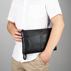 Men's Clutch Bag Envelope Handbag Large Capacity Phone Card Holder Coin Purse