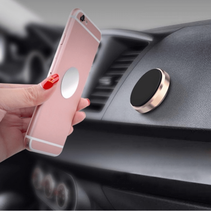 Magnetic Car Phone Holder GPS Stand Mini Mount For Phone