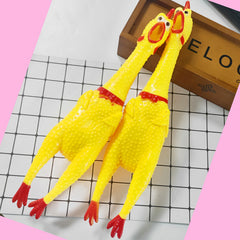 Screaming Chicken Squeeze Sound Pet Toy
