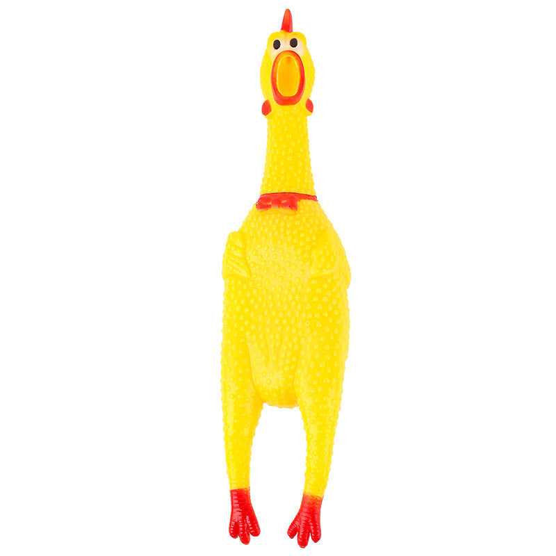 Screaming Chicken Squeeze Sound Pet Toy