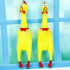 Screaming Chicken Squeeze Sound Pet Toy
