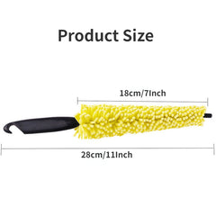 Car Wheel Brush Tire Cleaning Brush Tool Car Rim Scrubber Cleaner Duster Handle
