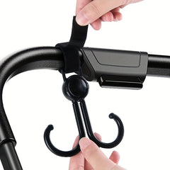 Car Hooks Double Hook Bicycle Stroller Hanging Bag Anti Fall Hook