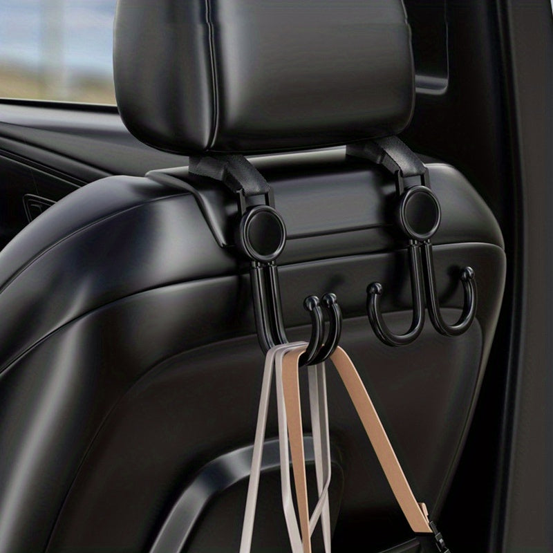 Car Hooks Double Hook Bicycle Stroller Hanging Bag Anti Fall Hook