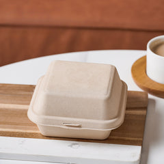 10 PCS Cake Case Disposable Hamburger Package Boxes