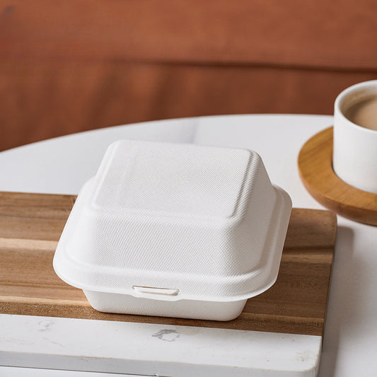 10 PCS Cake Case Disposable Hamburger Package Boxes