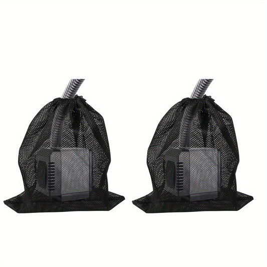 2pcs Pump Barrier Bag 30 X 40 Drawstring Pond Mesh Pump Filter Bag