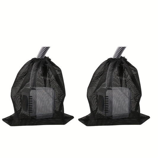 2pcs Pump Barrier Bag 30 X 40 Drawstring Pond Mesh Pump Filter Bag