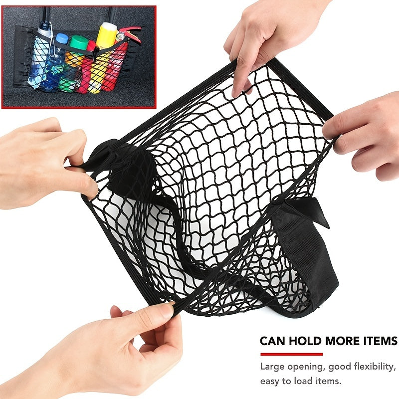 Auto Organizer Seat Back Bag Rear Mesh Trunk Elastic String Net