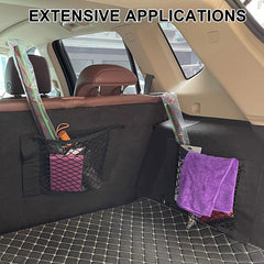 Auto Organizer Seat Back Bag Rear Mesh Trunk Elastic String Net