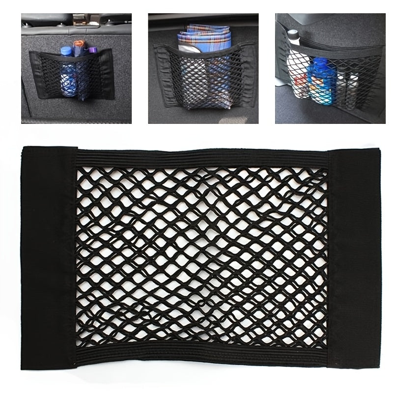 Auto Organizer Seat Back Bag Rear Mesh Trunk Elastic String Net