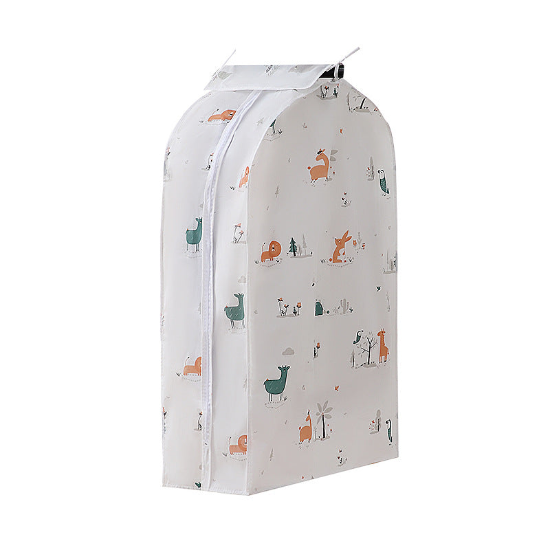 3D Animal Printed Hanging Clothes Bag Dustproof Wardrobe Garment Cover