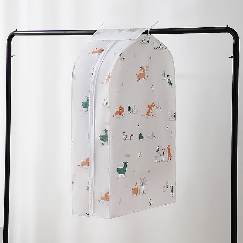 3D Animal Printed Hanging Clothes Bag Dustproof Wardrobe Garment Cover