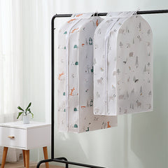 3D Animal Printed Hanging Clothes Bag Dustproof Wardrobe Garment Cover
