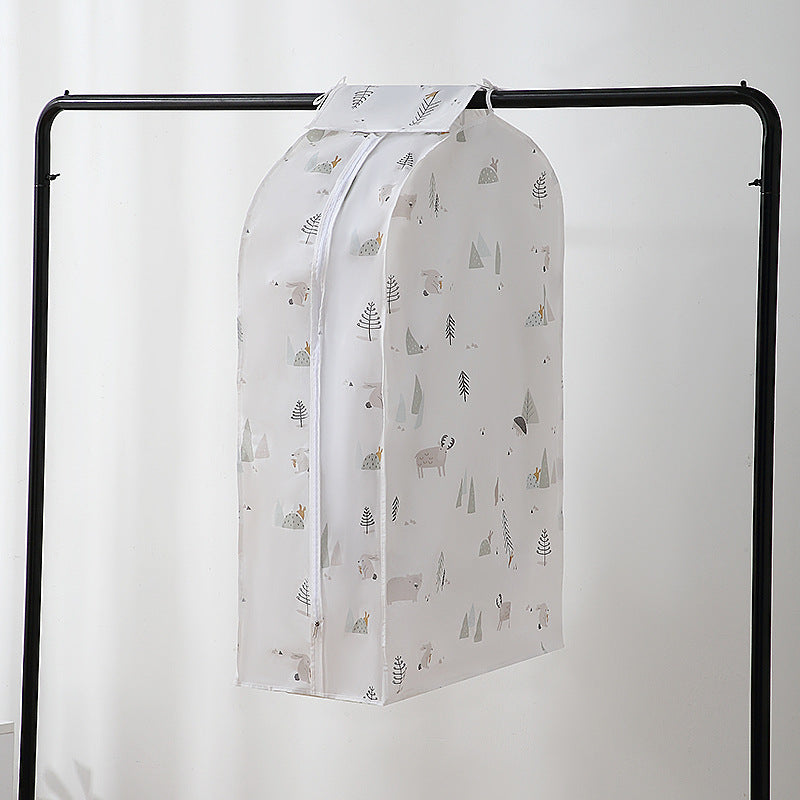 3D Animal Printed Hanging Clothes Bag Dustproof Wardrobe Garment Cover