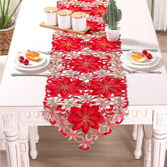 Christmas Printed Table Runner Party Picnic Table Cloth Table Decoration