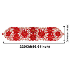 Christmas Printed Table Runner Party Picnic Table Cloth Table Decoration