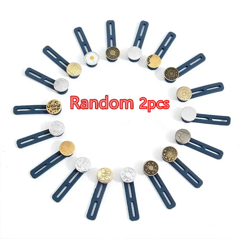Metal Button Extender No Sewing Required Repair Jeans Shirts Jackets Pants