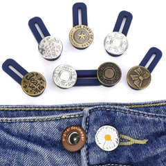 Metal Button Extender No Sewing Required Repair Jeans Shirts Jackets Pants