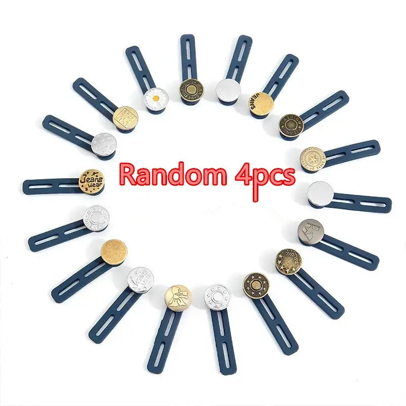 Metal Button Extender No Sewing Required Repair Jeans Shirts Jackets Pants