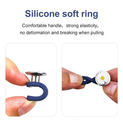 Metal Button Extender No Sewing Required Repair Jeans Shirts Jackets Pants