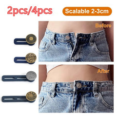 Metal Button Extender No Sewing Required Repair Jeans Shirts Jackets Pants