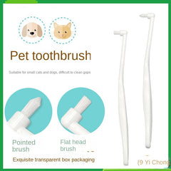 Pet Toothbrush Portable Oral Cleaning Tool Dogs Cats