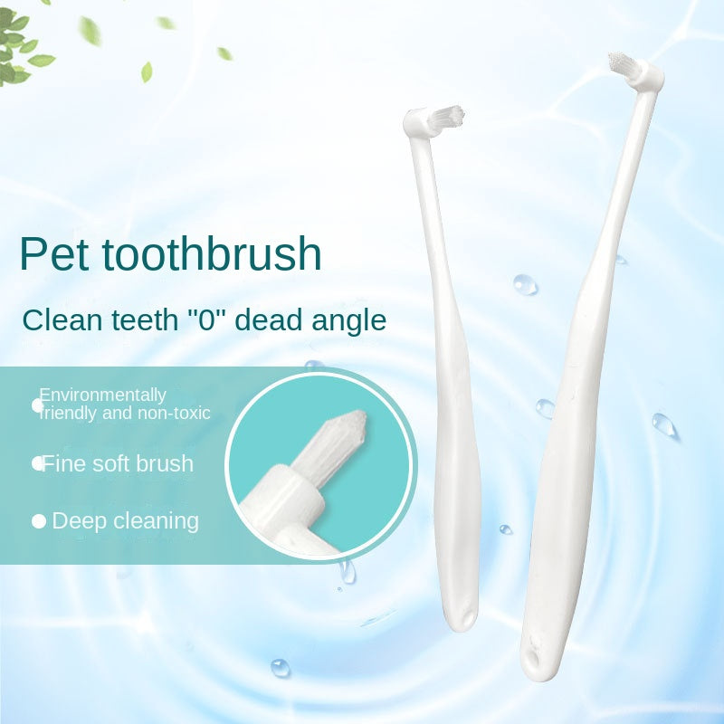 Pet Toothbrush Portable Oral Cleaning Tool Dogs Cats