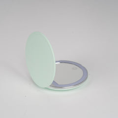 LED Mini Vanity Mirror 2X 5X Magnification Double Sided Folding Lighted Makeup M