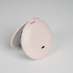 LED Mini Vanity Mirror 2X 5X Magnification Double Sided Folding Lighted Makeup M