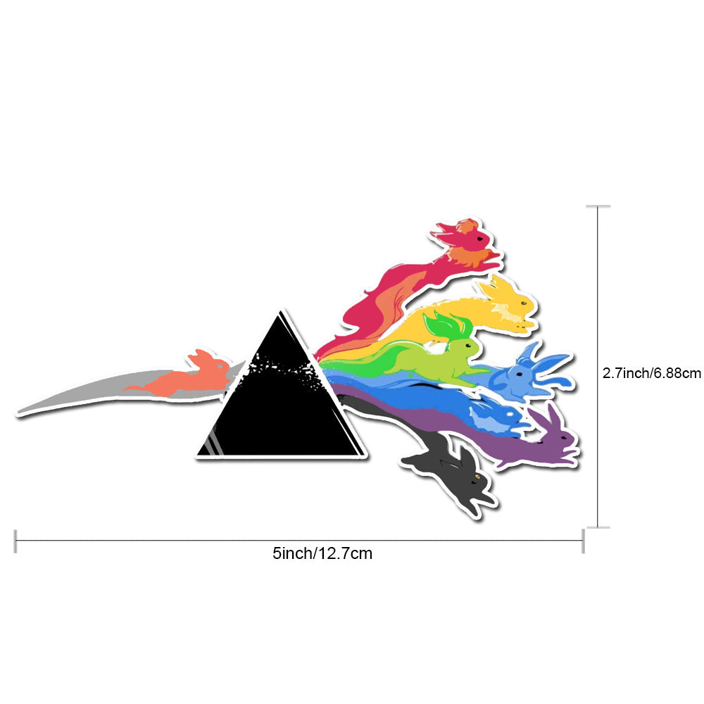 7 Eevee's Evolutions Vinyl Bumper Sticker Decal Waterproof