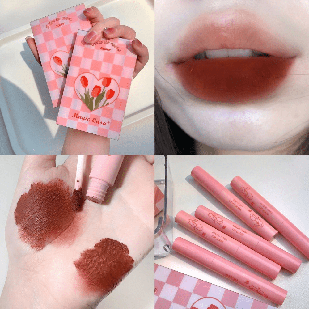 Tulip Lip Glaze Set Matte Liquid Lipstick 5pcs