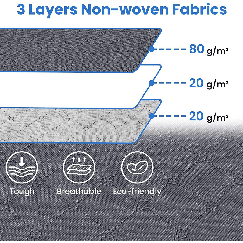 Large Capacity Storage Box Fabric Foldable Storage Box Sturdy Zipper Reinforced