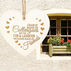 Wooden Hanging Tag Friendship Plaque