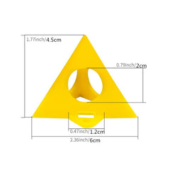 10pcs Plastic Wood Painting Stands Triangular Cone shaped