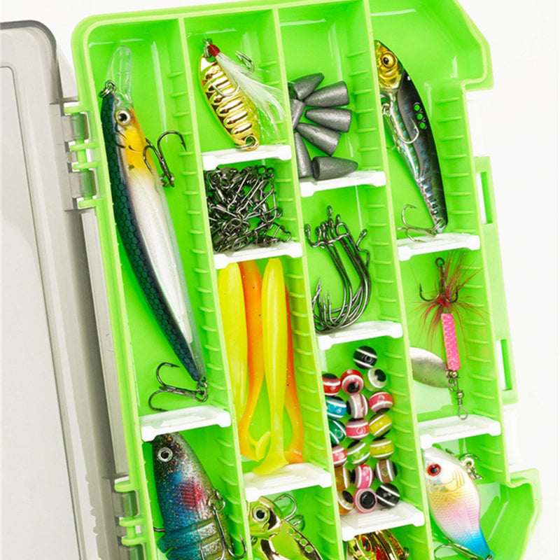 Portable Fishing Lure Storage Box Multifunctional Grid Box