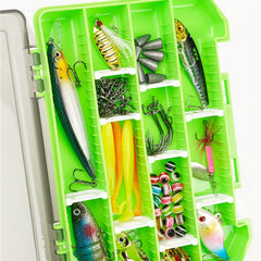 Portable Fishing Lure Storage Box Multifunctional Grid Box