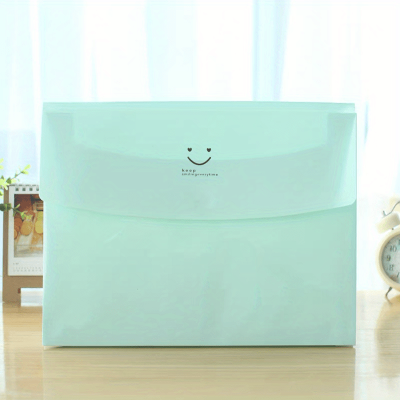 4pcs File Folder Portable Test Paper Bag Document Folder Large Capacity