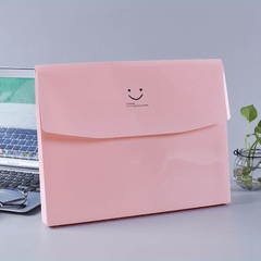 4pcs File Folder Portable Test Paper Bag Document Folder Large Capacity